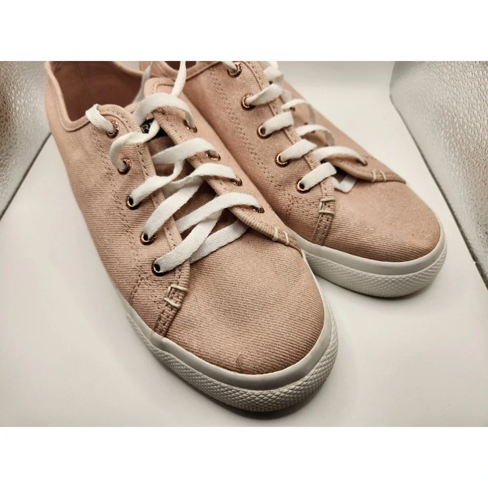 Sperry Top Sider‎ Memory Foam Light Pink Lace Up Shoes Womens Size 9M